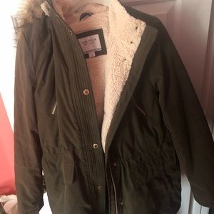 Nautica army green winter coat
